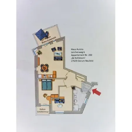 Apartmán De Kohbloom Dorumer Neufeld